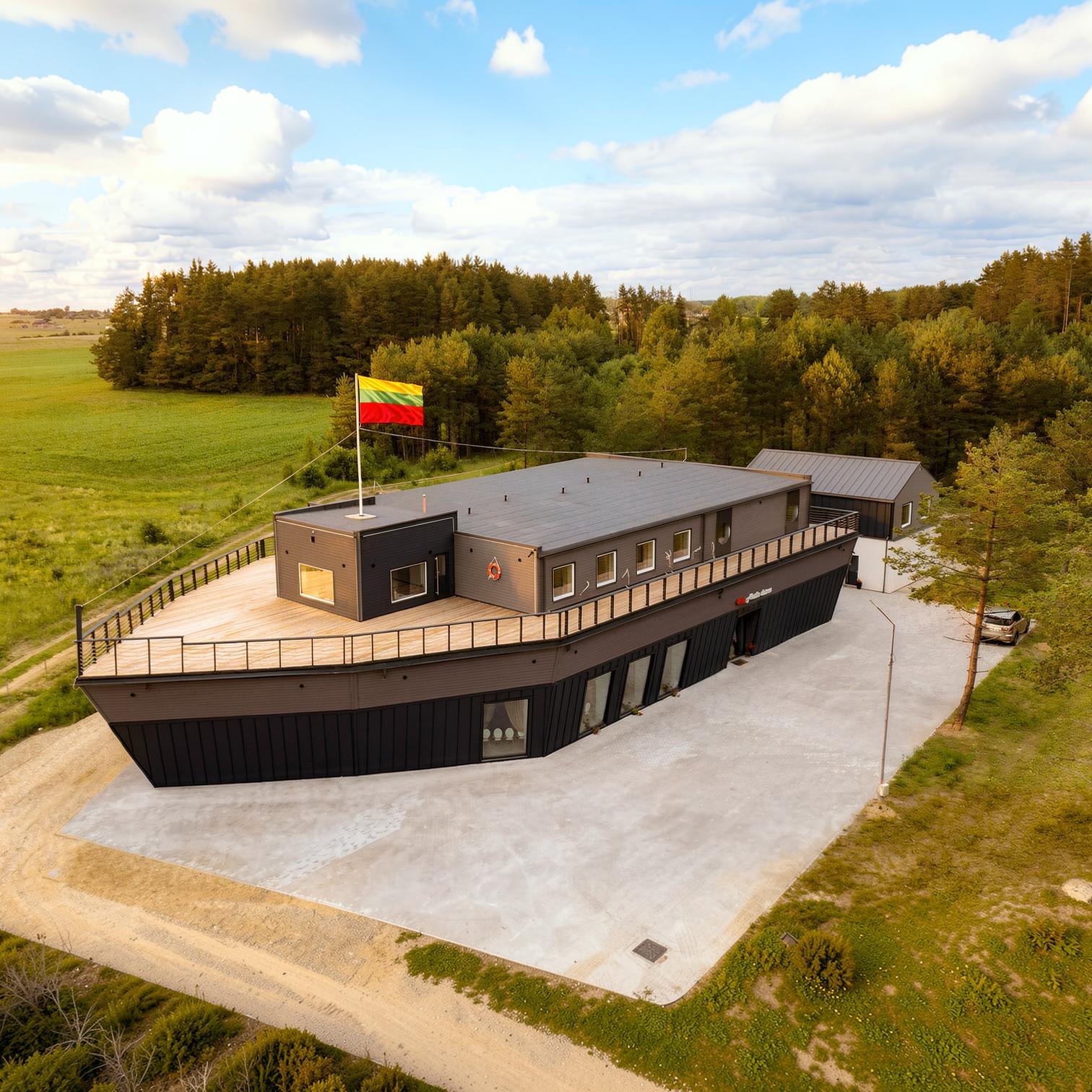 Vila Meilės Laivas iš oro